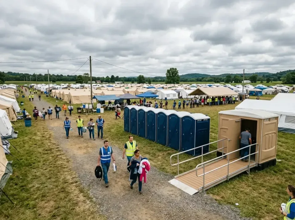 disaster-relief-camp-restrooms-010 — frequently asked questions, Dumpster & Portable Bathrooms Rental in Palos Verdes Estate…